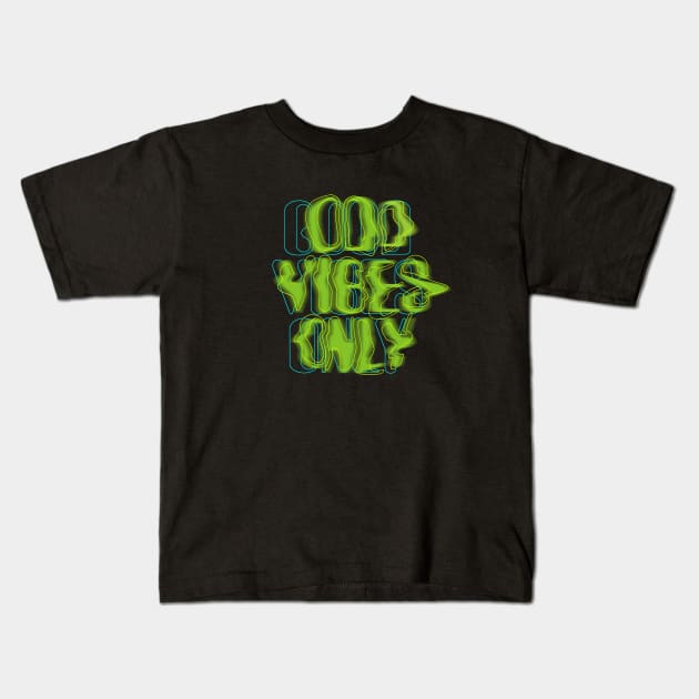 odd vibes - halloween aesthetic Kids T-Shirt by bulografik